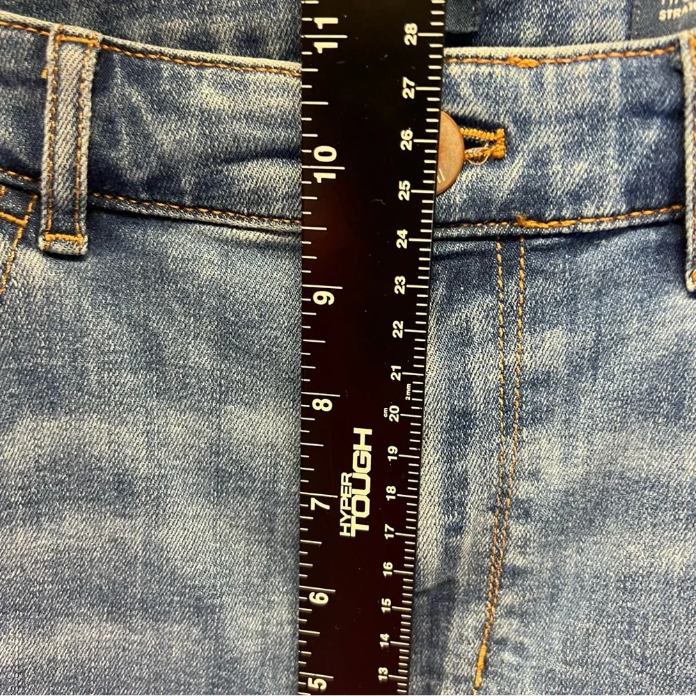 J. Jill Denim High Rise Straight Leg Cropped Jeans Blue Stretch Womens Size 8 - Picture 14 of 14
